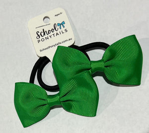 Bowtie Hair Tie (2pc) Green
