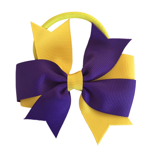 Hair Accessory: Swallowtail (Tie) Purple and Yellow
