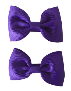 Bowtie clip (pack of 2) Purple